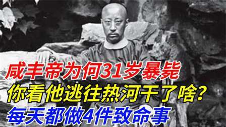 史记文学社第三季 咸丰帝为何31岁暴毙，你看他逃往热河干了啥？