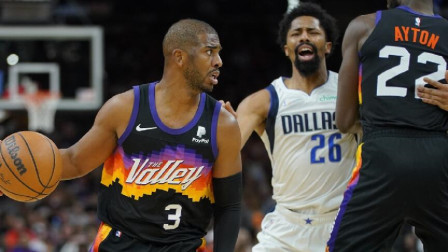 2021-2022赛季NBA集锦 东契奇35+10 丁威迪30分 独行侠狂胜太阳晋级西决