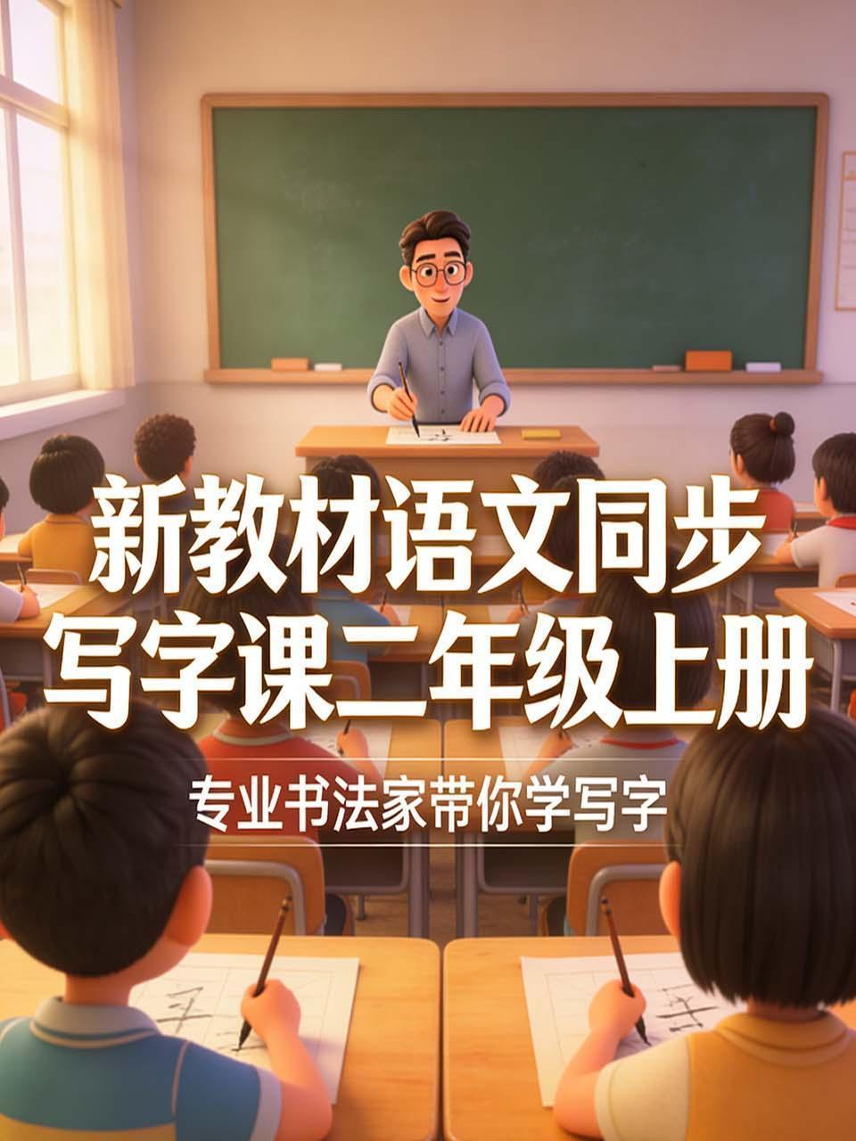 新教材语文同步写字课二年级上册