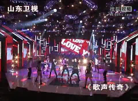 《歌声传奇》山东卫视 山东卫视：至上励合火爆演绎潮版《对你爱不完》