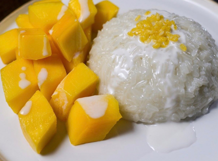 美食台 经典泰国美食芒果糯米饭