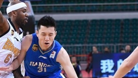 CBA 18/19赛季 山西VS江苏第一节：侯逸凡快攻暴扣，山西17-22落后江苏