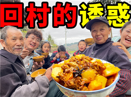盗月社食遇记 2022 偷偷溜进村给奶奶做饭