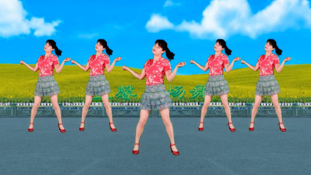 简单欢快健身舞《花开的时候你就来看我》动感32步