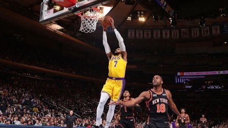 2021-2022赛季NBA集锦 NBA-兰德尔20+16 威少31+13+10尼克斯击退湖人