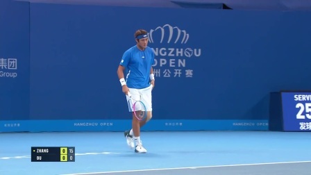 【原声纯享】张之臻2-0布云朝克特 2024ATP杭州公开赛半决赛