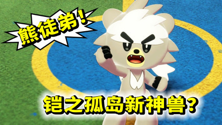 酷爱精灵宝可梦 第一季 这是铠之孤岛的新神兽吗？它是熊徒弟还是熊孩子？