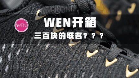WEN开箱|三百块的联名球星签名鞋, 也就只有这个牌子了