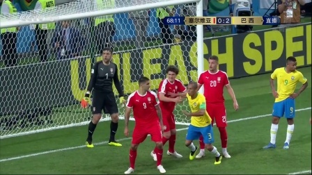 世界杯最酷榜 6月27日五大球星：内马尔角球传出绝佳落点 保利尼奥挑射破门