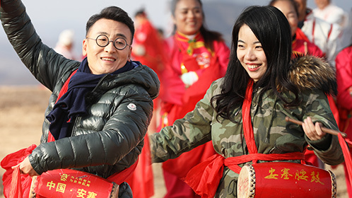 一路书香 第4期：窦文涛蒋方舟体验安塞腰鼓