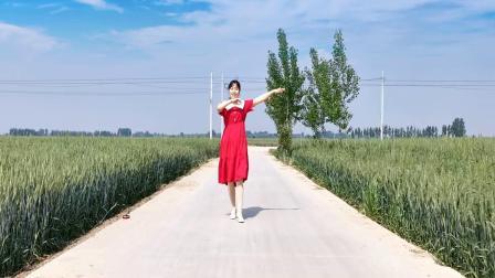 绿色田野，实景广场舞《你最牛》动感带劲