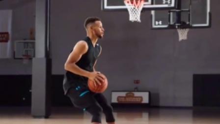 NBA热辣资讯 库里训练演绎如何两步抛投！这实用的一招你学会了吗？