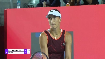 【全场回放】费尔南德斯2-0佩拉 2024WTA香港站1/4决赛
