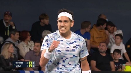 【全场回放】西西帕斯2-0塔比洛 2024ATP巴黎大师赛第二轮