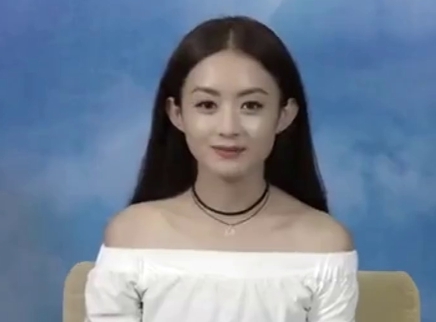 全民路透社 赵丽颖录制ID花絮忍住不笑