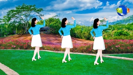 广场舞背面示范《想你想到我梦里》优美舞步，好看好学