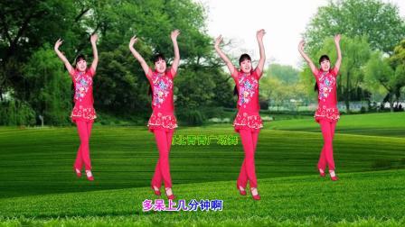 甜美小调广场舞《新送情郎》动感32步教学