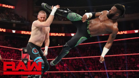 WWE RAW 2019 【RAW 08/19】塞德里克转身飞踢+脊柱粉碎