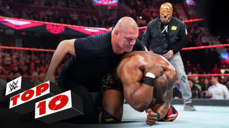 WWE RAW 2019 【RAW 10/21十佳集锦】凯恩挥拳 卢瑟夫大闹