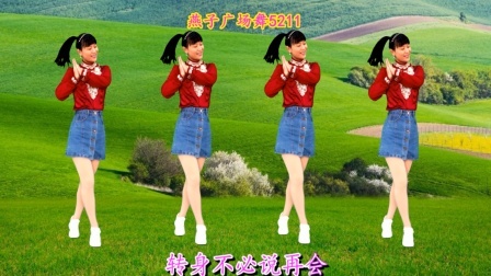 燕子广场舞《转身不必说再见》欢歌醉舞，动听好看