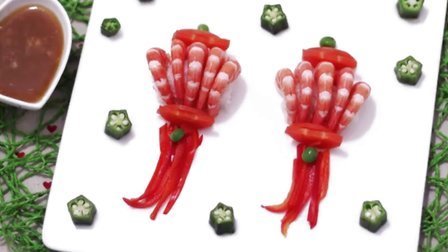 宝宝餐餐见 创意年菜 大红灯笼高高挂