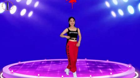 动感时尚广场舞 励志DJ广场舞《东山再起》背面演示，简单好看