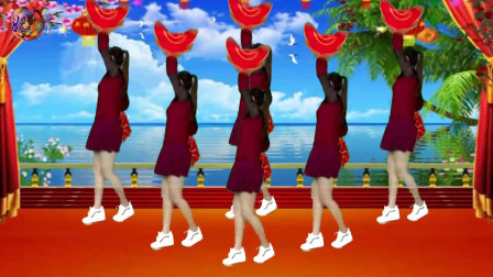 蓝莓思洁广场舞 手绢舞《老妹儿》喜庆欢快 好听好看