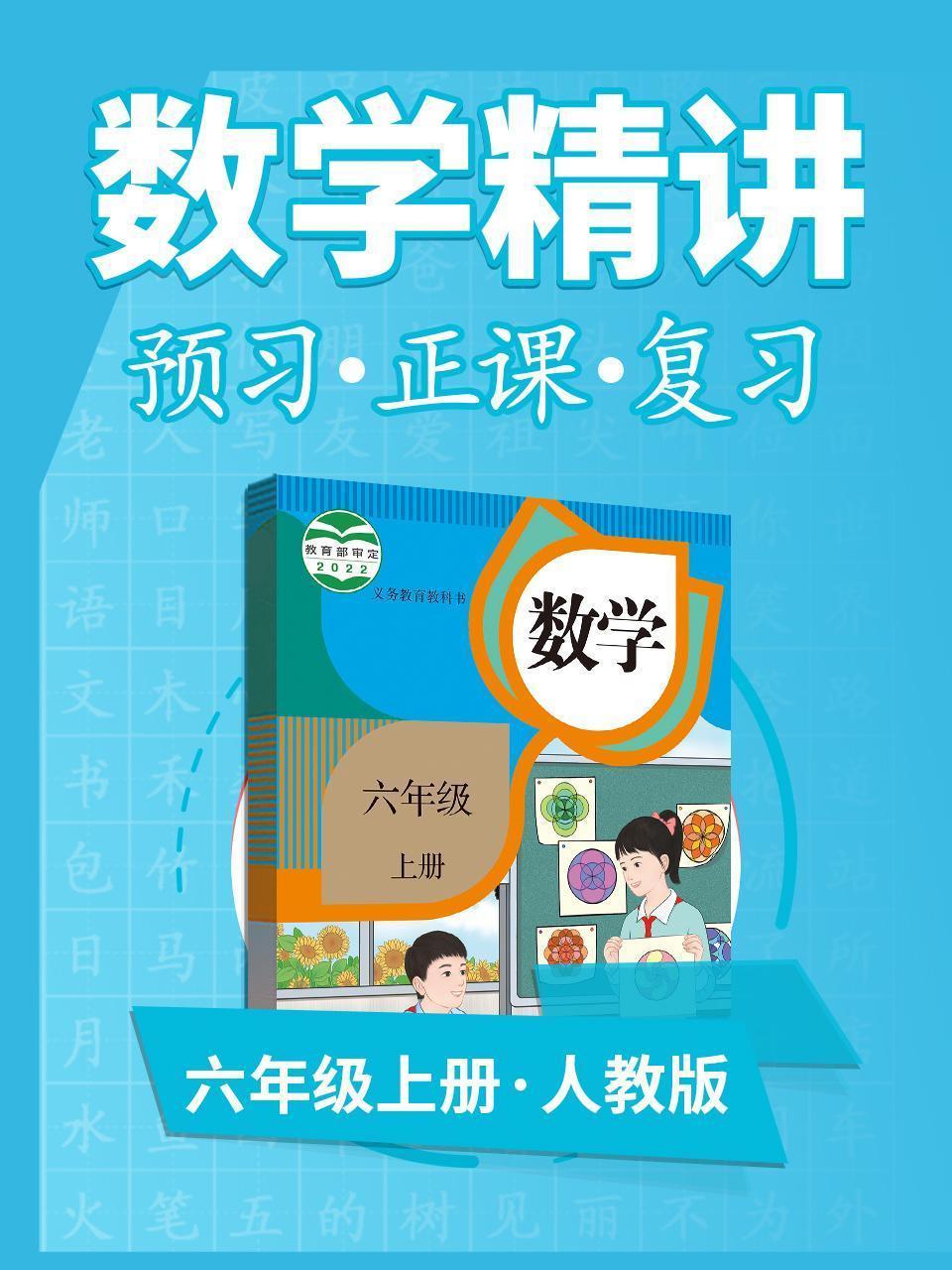 人教版数学 六年级上册 数学精讲