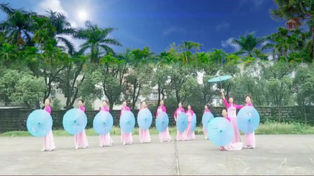 伞舞队形《一湖清水》伞舞变队形  献给大家欣赏