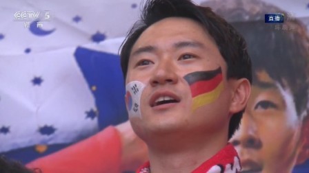 感动时刻 【花絮】生死战！韩国球迷泪水在眼眶打转 洪喆高唱国歌敬礼显忠诚