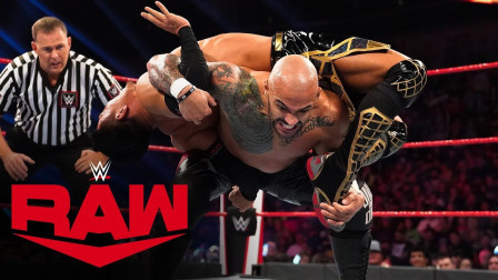 WWE RAW 2019 【RAW 12/16】车轮战第二场：户泽阳和李科学招式飞快，解说都跟不上