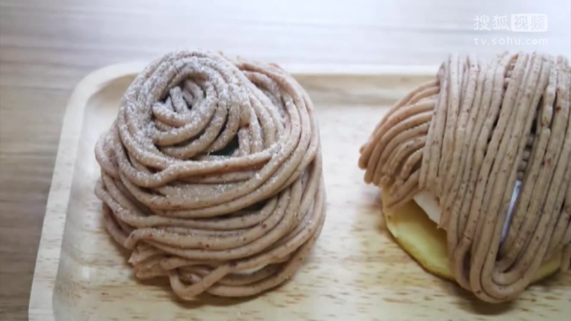 美&middot;食 这样的蒙布朗我还没吃过，看了好有食欲