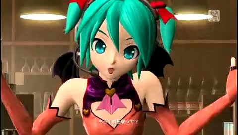 初音未来 向Baby 恶魔装-初音未来 (初音，miku)
