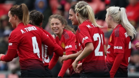 红魔玫瑰 【红魔玫瑰】18-19赛季英超 曼联女足8-0米尔沃尔雌狮