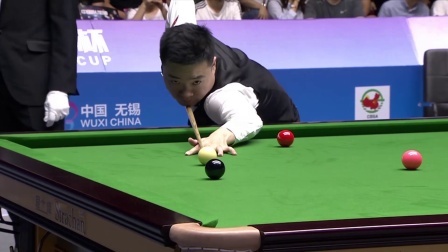 小组赛第一轮比赛集锦：中国A队4-1德国，丁俊晖轰单杆过百