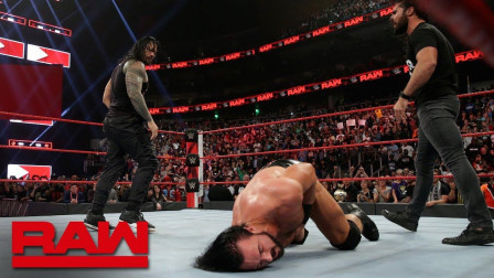 WWE RAW 2019 赛斯和罗门热血支援 超人飞拳再现擂台
