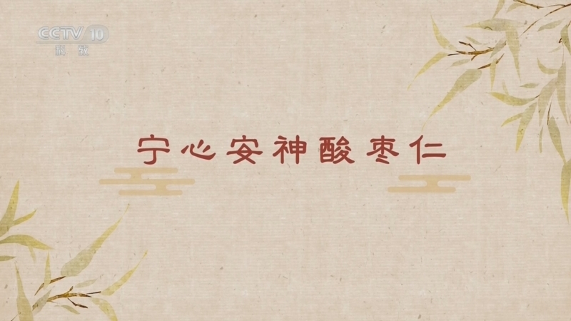 百家讲坛 《百家讲坛》 20260128 舌尖上的养生（第三部） 8 宁心安神酸枣仁