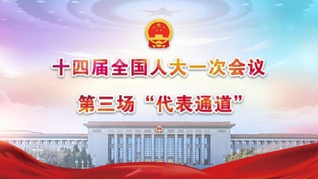 十四届全国人大一次会议第三场“代表通道”
