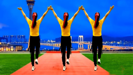 国庆舞蹈《歌唱祖国》背面加长版完整演示