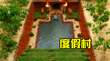 荒野建造者 第二季 荒野建筑牛人，用一把砍刀建造地下城市，还有绿植装饰
