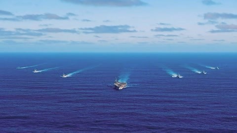 美海军超强战力赶赴印太