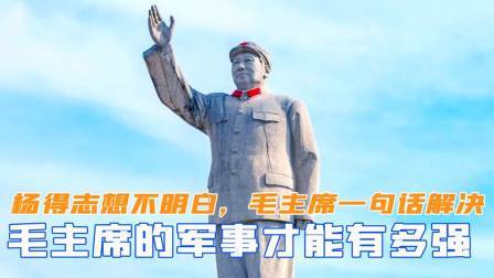 史记文学社第三季 毛主席军事才能有多强？杨得志想不明白的事，毛主席一句话解决