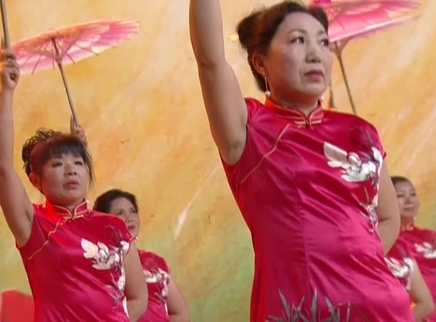 321动起来 广场舞《花开中国》