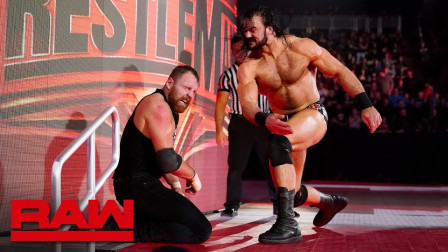 WWE RAW 2019 【RAW 03/11】可怜的汀安布罗斯 替罗门伦斯出头 遭德鲁无情暴击