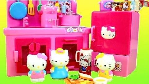 玩具益趣园 凯蒂猫的厨房玩具
