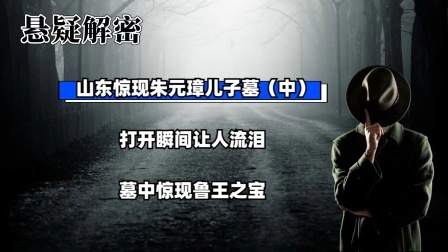 考古新发现第二季 山东惊现朱元璋儿子墓（中）打开瞬间让人流泪，墓中惊现鲁王之宝