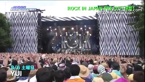 IU kiss&cry Hello~Paradise Kiss~ -Rock In Japan现场非完整版-YUI (吉冈唯)