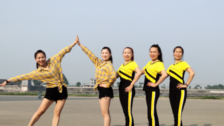 零基础32步广场舞《永远其实没多远》前后两个方向跳