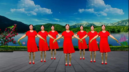 热歌广场舞《漂洋过海来看你》舞步简单易学