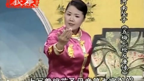 坠子《五梅七枪反唐传》